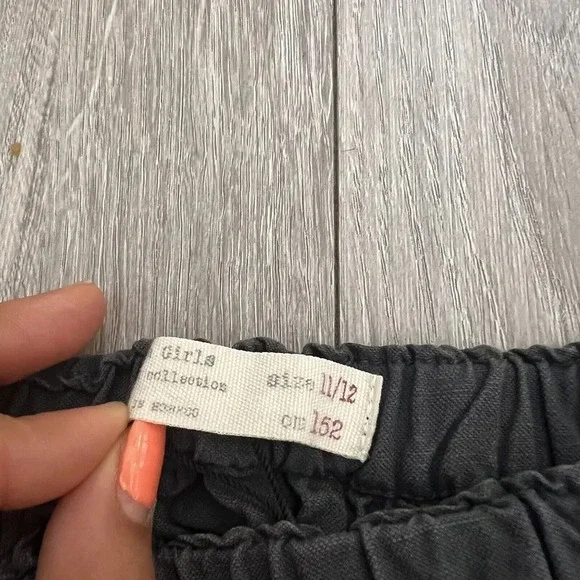 ZARA Girls Soft Collection Embroidered Ruffled Skirt Sz 11/12 - Picture 3 of 5